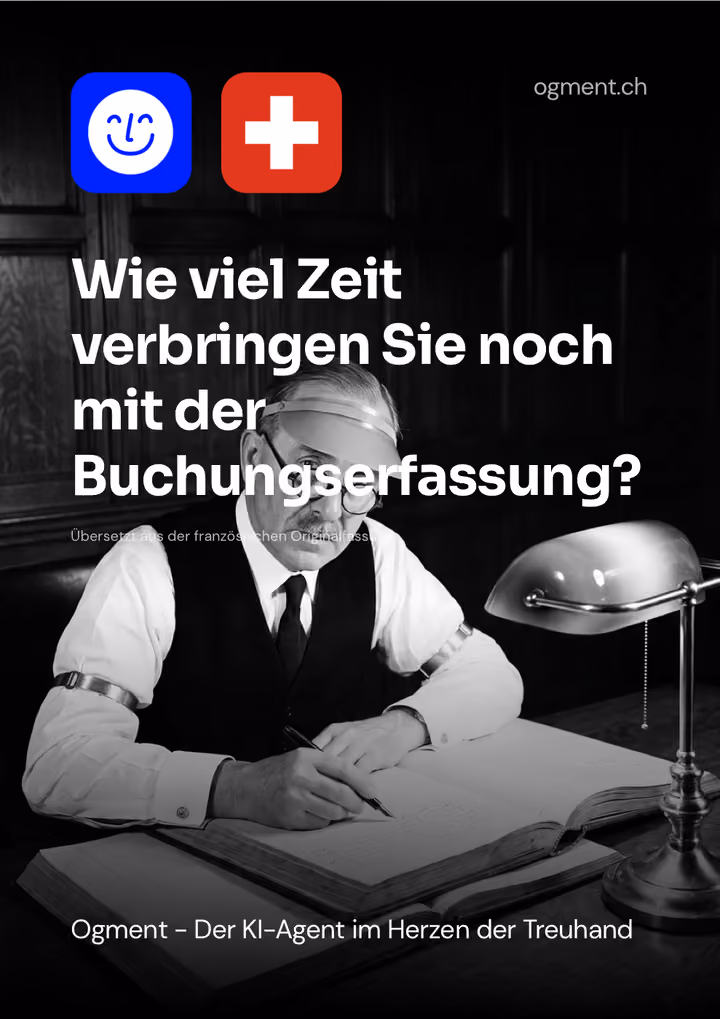 Titelseite der Ogment-Fallstudie: Wie viel Zeit verbringen Sie noch mit der Buchungserfassung?