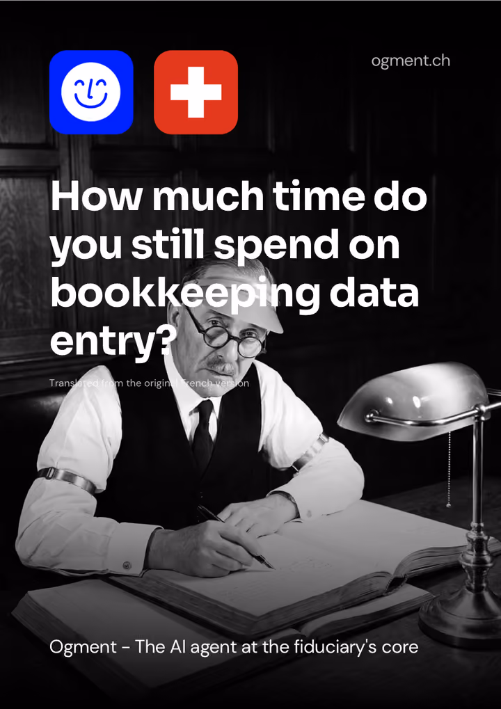 Cover of the Ogment case study: How much time do you still spend on bookkeeping data entry?